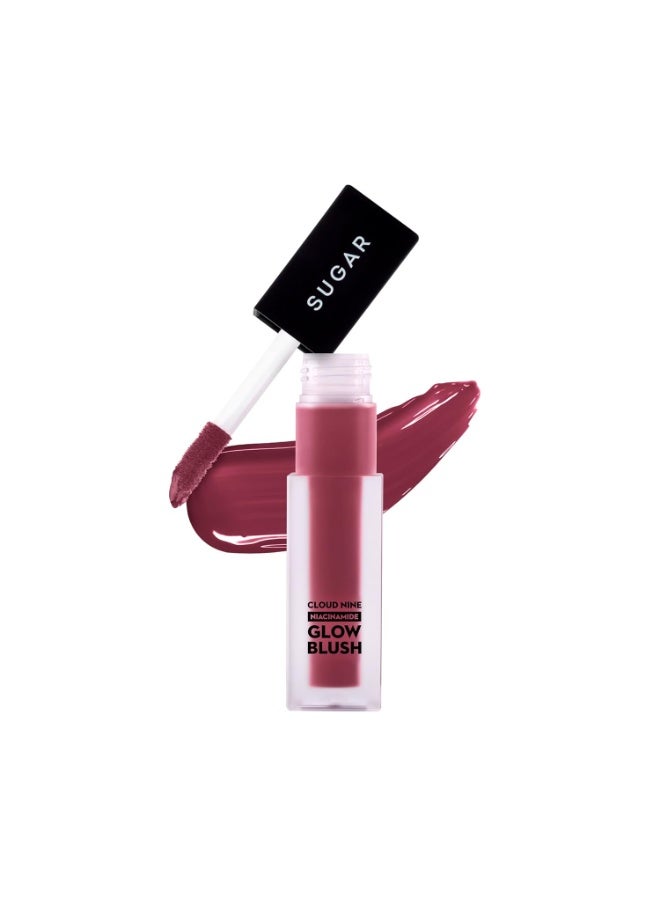 SUGAR Cosmetics Cloud Nine Niacinamide Glow Blush | Long lasting & Ultra-Pigmented | Dewy Finish | 7.6ml - 05 Bingo Plum - Image 1